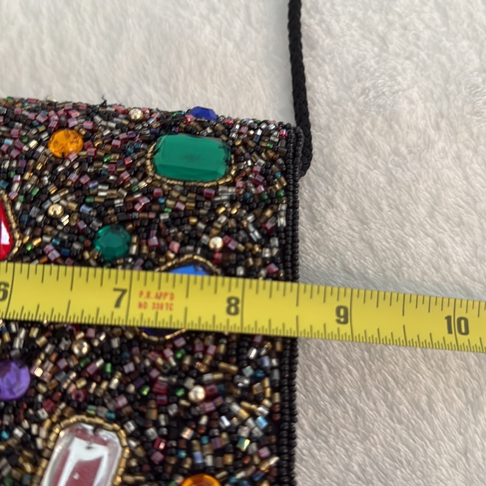 Vintage Gemstone Evening Bag. - Picture 9 of 10